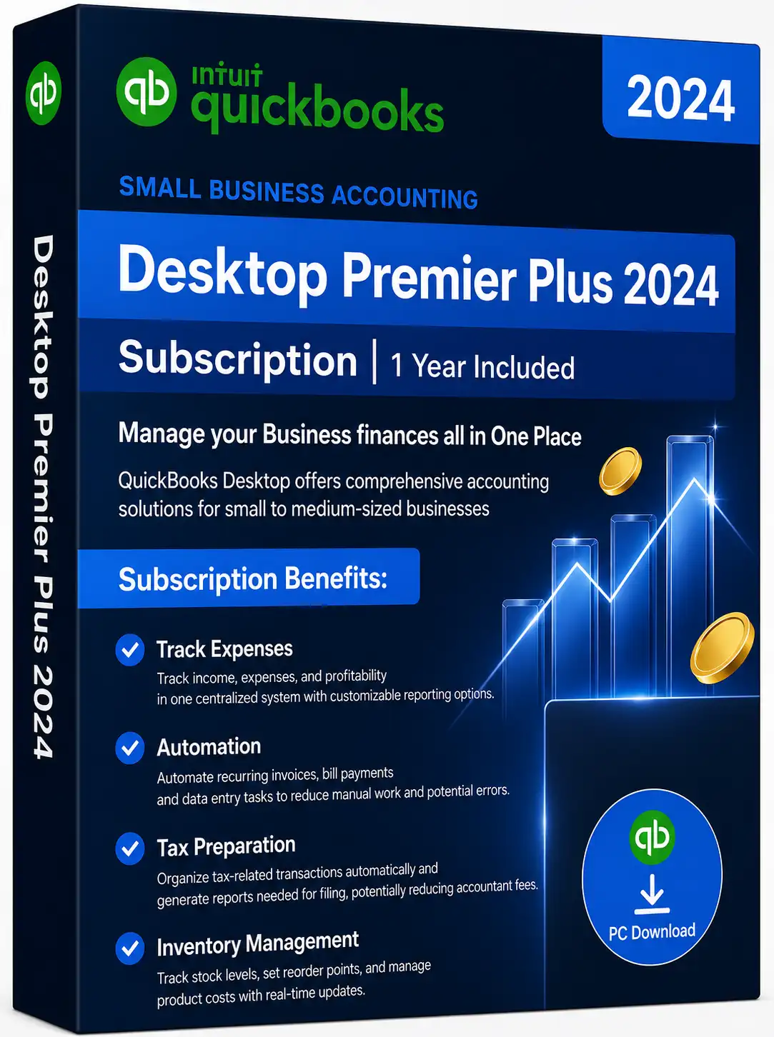 QuickBooks Desktop Premier Plus 2024 (2) QuickBooks Desktop Premier Plus 2024 – Authentic License Key | Guaranteed Activation - Image 1